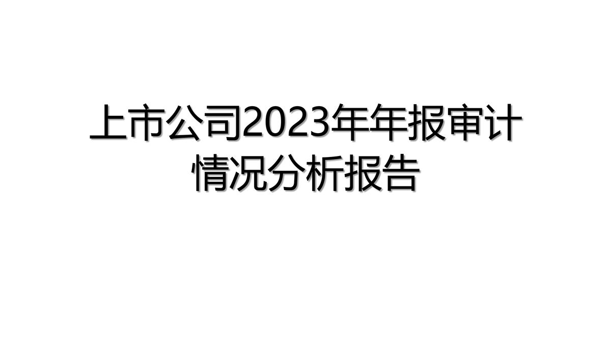 上市公司2023年年报审计情况分析报告_00.png